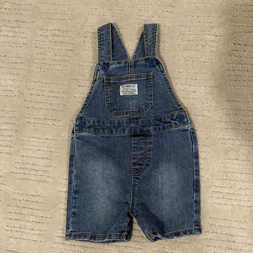 Levi's Classic Blue Kids Overalls